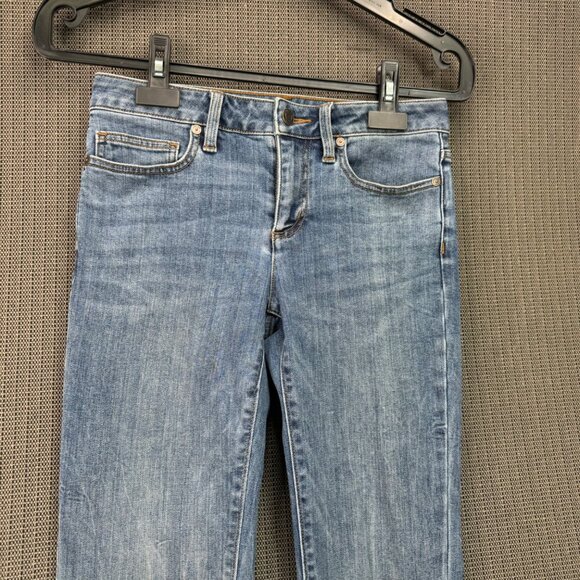 Lands End Womens Petite Straight-Leg Jeans Size 2 blue - Picture 8 of 12